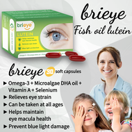 [buy 3 free 1]Brieye LUTEIN Cod liver oil lutein Omega-3 + Microalgae DHA oil + Vitamin A + Selenium