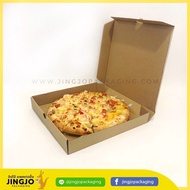 กล่องพิซซ่า Pizza box กล่องสำเร็จรูป กล่องลูกฟูกล่อนเล็ก (แพ็ค 10 ชิ้น) Snack Box - Jingjo Packaging
