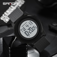 SANDA Waterproof Ultra-Thin Dual Display Multifunctional Men's Watch 337-2
