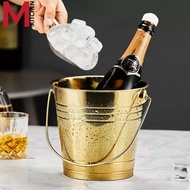 M KITCHEN Ice Bucket Stainless Steel Wine Cooler Capacity 2/3/4 Liters (A7) Stainless Steel Containe