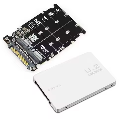 M.2 SSD To U.2 Adapter Card M.2 NVMe SATA-Bus NGFF SSD To PCI-e U.2 Adapter with Case NVME M.2 2280 