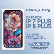 HP Ip 7 plus Case Latest ip 8 plus/ - Xiaomi Ip 7 plus ip 8 plus/ - Flower Motif - Premium Glossy Ha