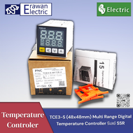 TCE3-S (48X48mm) Multi Range Digital Temperature Controller เครื่องควบคุมอุณหภูมิแบบ PID พร้อมหน้าจอ