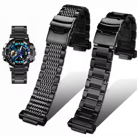 Modified Stainless Steel Watch Band Strap For Casio g-shock GA-100/110/120 GM-110/700 GA-700 DW-5600