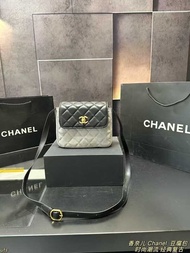 With Box Chanel tofu bag Chanel Chanel A Tofu Bag ertical Suede Bag w Chanel A Suede Mini Bag ertica