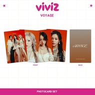 VIVIZ VOYAGE PHOTOCARD 2 SIDES KPOP CARDS UNOFFICIAL SINB EUNHA UMJI