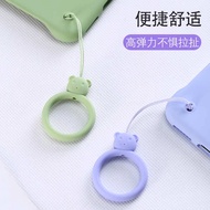 charm ezlink ez link charm Mobile phone ring buckle hanging rope liquid silicone short ring phone case hanging decoration U disk key water cup door card universal anti drop pendant