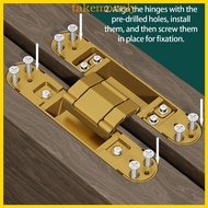 TAK 180 Degree Metal Door Hinge Rustproof Adjustable Cabinet Cupboard Door Hinge