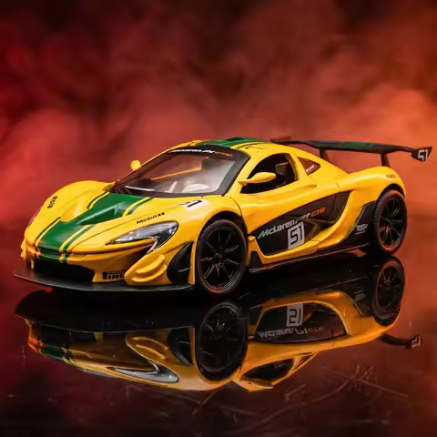 1:32 Mclaren P1 GTR Supercar Alloy Metal Diecast Model Car Home Decoration & Computer Desktop Orname