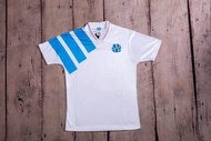 92/93 to restore ancient ways with French Marseilles home kit football shirt white tops soccer jersey เสื้อฟุตบอลยุค90 เสื้อฟุตบอลย้อนยุค ชุดฟุตบอลผู้ชาย