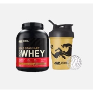 Optimum Nutrition Gold Standard Whey Protein 5 Lbs. รส Choc Peanut Butter / Salted Caremel + On Gold