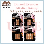 Duracell Everyday Alkaline Battery (AA2 / AA4 / AAA2 / AAA4)