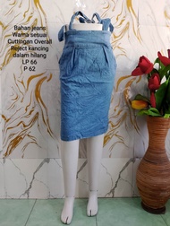ROK DENIM // ROK DENIM WANITA // BAWAHAN DENIM WANITA // ROK DUYUNG DENIM // ROK KLOK A DENIM // RAW