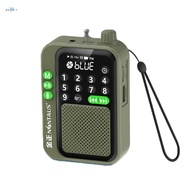 C90 Mini Pocket FM Radio Digital Radios Receiver Wireless  MP3 Speaker with LED Display Recording Sl