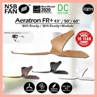NSB FAN AERATRON FR+ 43 / 50 / 60 Inches WiFi Ready + Module With Remote Control 6 Speeds DC Motor C