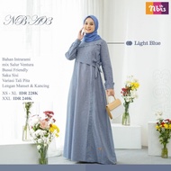 Baju Gamis Nibras Terbaru 2021 Pakain Wanita Muslim Promo Bahan Adem