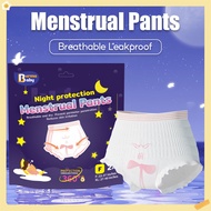 Menstrual Pants (2/5pcs) M/XL Sanitary Pad Breathable Leakproof Maternity Pants Pad 卫生裤