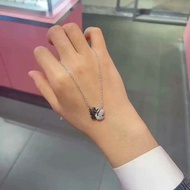 ✨送禮首選✨ 高級滿鑽施華洛世奇雙色雙天鵝項鍊 | Swarovski Iconic Swan Double Pendant Necklace|