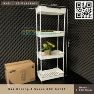 GSF G4195 4-Tier Push Rack