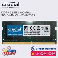 CRUCIAL 32gb 3200mhz 2666mhz 2400MHz ddr4 laptop memory sodimm ram pc4