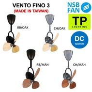 NSB VENTO FINO 3 DESIGNER OSCILLATING SILENT DC CEILING FAN MADE IN TAIWAN