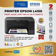 NEW Printer Epson L4150 / l 4150 All in One Wifi Direct pengganti L485
