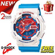 【2YEARS WARRANTY】Jam Tangan Lelaki GShock GA-110AC-7A shockproof Military Waterproof Sport LED Digit