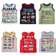 (Buy Through Video Get More Discount) Tomica Sleeveless Children's T-Shirt Plarail Japanese Shinkans