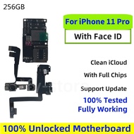 100% Working Motherboard For iPhone 11 Pro Max With/NO Face ID Unlocked Support iOS Update Clean iCl