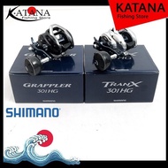[tana Fishing] Shimano Grappler 301HG Fishing Reel - TranX 301HG