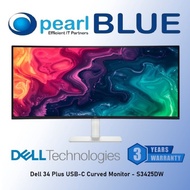 [Same day Delivery]  Dell 34 Plus USB-C Curved Monitor - S3425DW 120HZ refresh rate