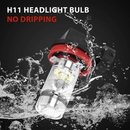 2X H8 H11 H16 6000K White 100W High Power LED Fog Light Driving Bulb DRL