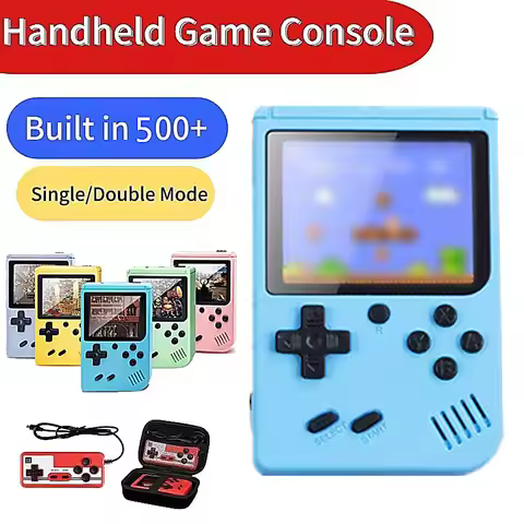 Built-in 500+ Classic games 5 inch arcade retro Console games console for Game boy Emulator TV Video