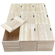 HY-# GJU8Tatami Wooden Box Bed Storage Box Bed Solid Wood Storage Box Free Combination Windows and Cabinets High Bed wit