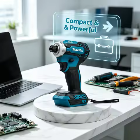 MAKITA DTD171 18V High Torque Brushless Cordless Impact Driver, High‑Power Lithium‑Ion Electric Scre