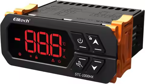 Elitech STC-1000HX Digital Temperature Controller Thermostat with Alarm Intelligent LED -50℃ ~ 99℃ w