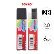 Joyko 2B 2.0 mm Mechanical Pencil Lead (Per Tube)