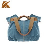Fashion Casual One-Shoulder Diagonal Handbag Retro Flow Casual Canvas Bag Female Bag 11.18