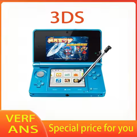 Original 3DS handheld game console, play unlocked free 3DS games
