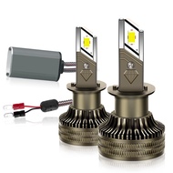 Roadsun H11 H7 H4รถ H126000LM ไฟหน้ารถ Canbus 200W 9003 HB2 Hi/Lo 6000K สองด้าน CSP 12V 24V Canbus ห