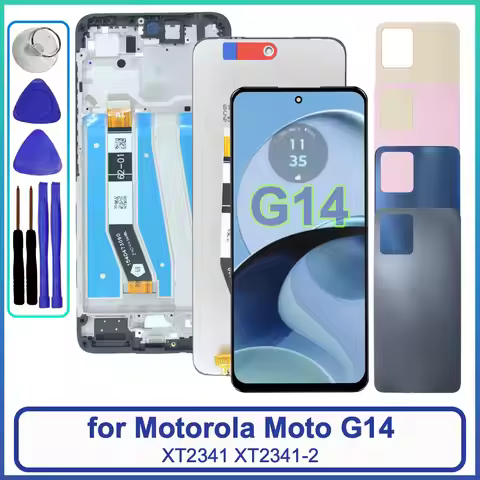 New LCD for Motorola Moto G14 LCD Display Touch Screen Digitizer Assembly Replacement for Moto G14 X