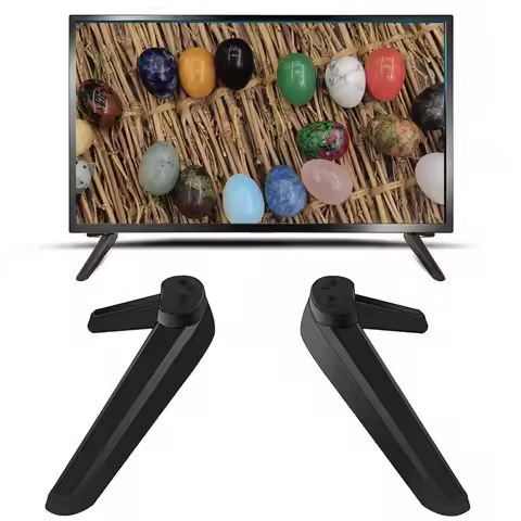 2Pcs TV Stand Legs for 28 32 40 43 49 50 55 65 Inch TV Stand With Screws Tv Brackets Universal Tv St