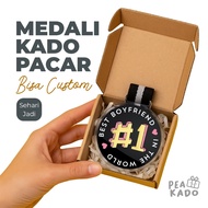 Custom Medals for Best Boyfriend Ever Award Gift Box Custom Sash