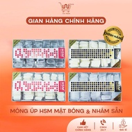 Genuine HSM Overlay Nails with Glossy Surface & Pre-Sanded – Box of 500 Full Size Nails & Ladder For
