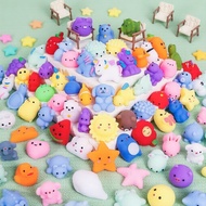 100pcs Mini Needoh Fidget Toys Set - Soft Mochi Squishy Animals for Stress Relief 100pcs Set Mainan 