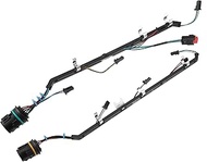 X AUTOHAUX 2pcs Glow Plug Wiring Harness Left Right Side 8C3Z9D930AA 8C3Z12A690BA for Ford F-250 Sup