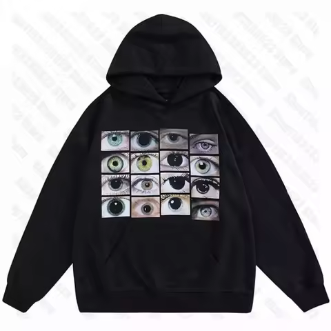 Y2k Style Hoodies Punk Gothic Printing Street Hoodies Emo girls Retro Print Y2K Style Women Hoodies 