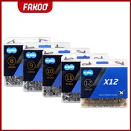 KMC Chain X10 Mtb Chain 10 Speed MTB Chain X10 Bike Chain 8/9/10/11/12 Speed for Shimano Sram