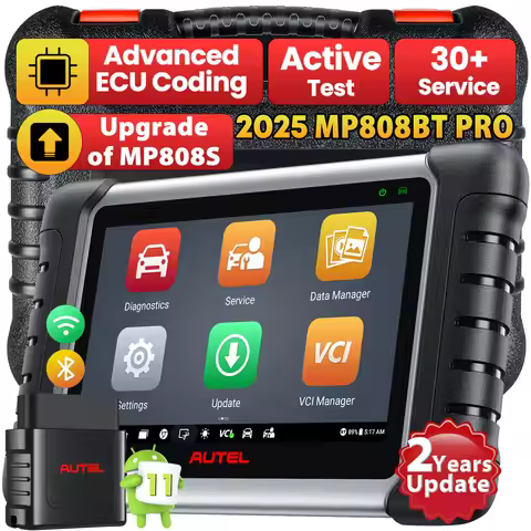 Autel MaxiPRO MP808BT PRO Scanner Bidirectional Scan Tool with 2-Year Update Pro as MS906 PRO MS906 