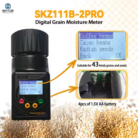 SKZ111B-2PRO Laboratory Grain Moisture Analyzer for Corn Coffee Beans Accurate Tester for Agricultur